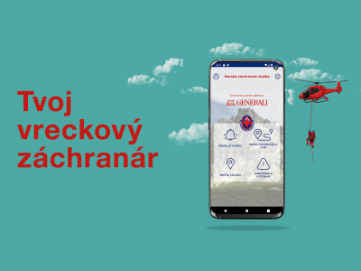 Horská záchranná služba prichádza s novou aplikáciou, pomoc si privoláte jediným klikom a ak sa nevrátite z túry, vyberú sa vás hľadať