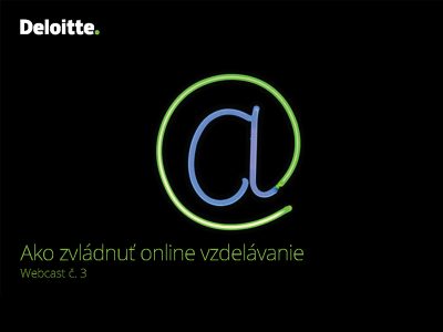 Deloitte podporil online vzdelávanie na slovenských školách