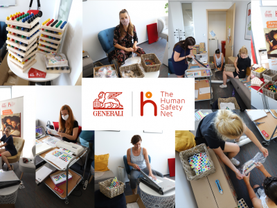 Dobrovoľníci z Generali vyrobili pre deti zo znevýhodnených rodín Montessori hračky