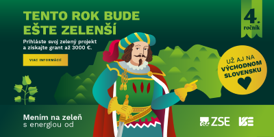 Grantový program Mením na zeleň: Tento rok bude zelenšie aj na východe